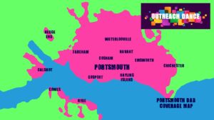 Outreach Dance DAB Coverage Map (Portsmouth)